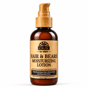 OKAY Men Hair & Beard Moisturizing Lotion 4oz / 118ml – Hydrates, Softens & Tames Beard, Non-Greasy, Sulfate Silicone Paraben-Free, For All Hair Types