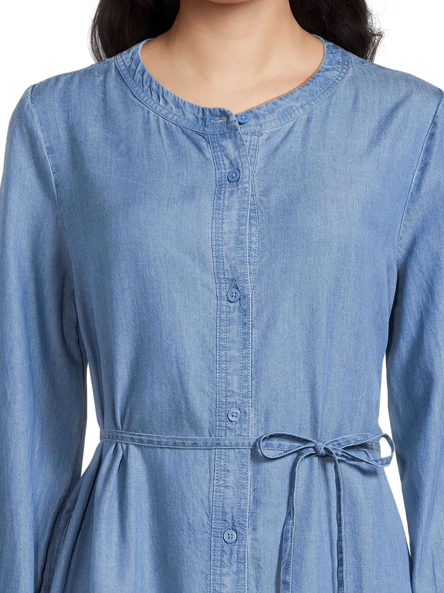 beachlunchlounge women's long sleeve tiered dress