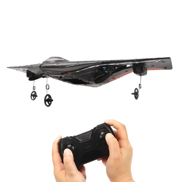 2.4Ghz RC Planeador Avión Modelo Resistencia A Colisiones Deslizamiento Control Remoto Avión Juguete para Niños Naranja 2 Baterías