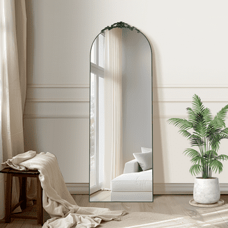 19 in x 59 in White Modern Full Length Mirror - Walmart.com