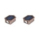 thumbnail image 1 of Advancent Lámpara de pared LED para exteriores con energía solar - Instalación fácil a prueba de agua Luz de luz fría y cálida respetuosa HexágonoBronce Hexágono 2Conjunto, 1 of 6