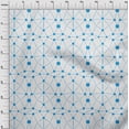 thumbnail image 4 of oneOone Georgette Viscose Turquoise Blue Fabric Geometric Diy Clothing Quilting Fabric Print Fabric By Yard 42 Inch Wide, 4 of 4