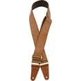 thumbnail image 3 of Fender Tooled Brown Leather Guitar Strap, 2" Wide, Part Number #0996970000, 3 of 3