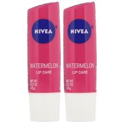 Pack of (2) Nivea, Lip Care, Watermelon, 0.17 Oz