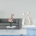thumbnail image 2 of Estatua de gato, figura decorativa, escultura animal, artesanía, adorno para chimenea, esculturas de pareja, regalo de boda, repisa de comedor, pieza, 2 of 8