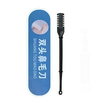 Kokovifyves 2-in-1 Nasal Hair Cutter 2024 Upgraded Double Sided Nose Hair Knife Nostril Hair Remover Tool Rotating Nose Hair Trimmers