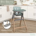 thumbnail image 4 of Evolur Tiny Throne 2-in-1 Portable High chair in Matcha Green, Baby High Chair Converts into Booster Seat & Adult Stool, Removable Tray and Easy To Clean, 4 of 21