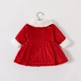thumbnail image 5 of Vedolay Girl Jacket Baby Princess Outwear Jacket Top Long Sleeve Overcoat Red,24M, 5 of 5