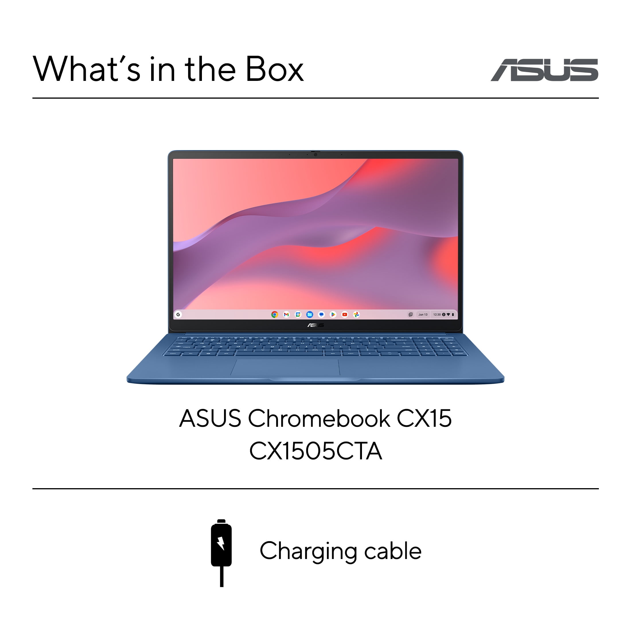 ASUS Chromebook CX15 Laptop, 15.6