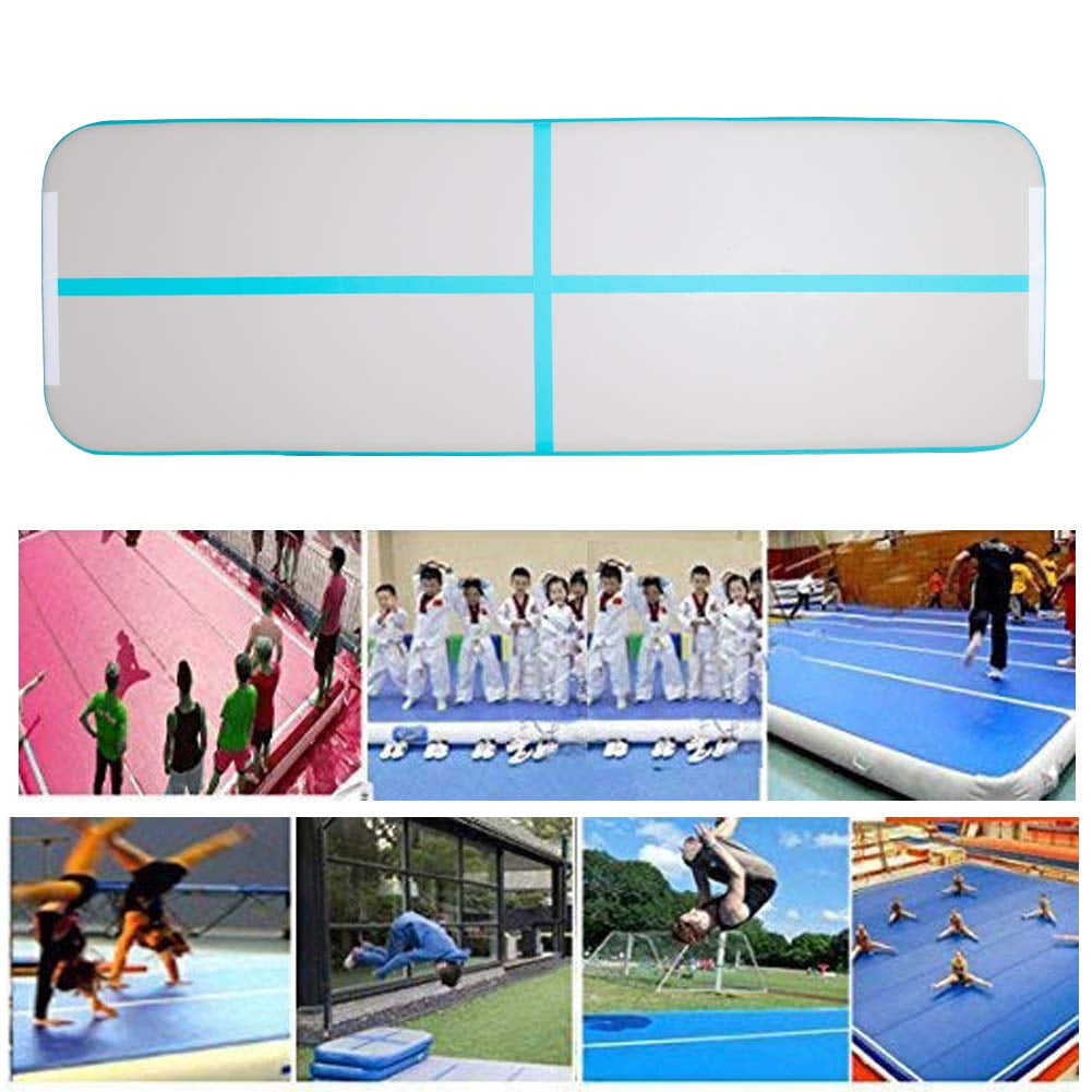 Polar Aurora 4/” Thickness Tumbling Track Mats 10ft//13ft//16ft//20ft Air Inflatable path Tumbling Mat Track for Gymnastics with Electric Air Pump for Practice Gymnastics/ 