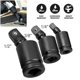 thumbnail image 1 of Juego de 3 juntas de impacto universales de 360 grados, de 1/4", 3/8" y 1/2" con conectores de cromo-molibdeno para acceder a sujetadores de difícil acceso ~1297_Lucky_B, 1 of 1