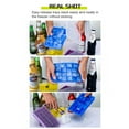 thumbnail image 6 of Silicone Ice Cube Tray with Lid Square Ice Cubes Baking Mold BPA free Easy to Release for Juice Baby Food Chocolate 24 Holes, 6 of 8