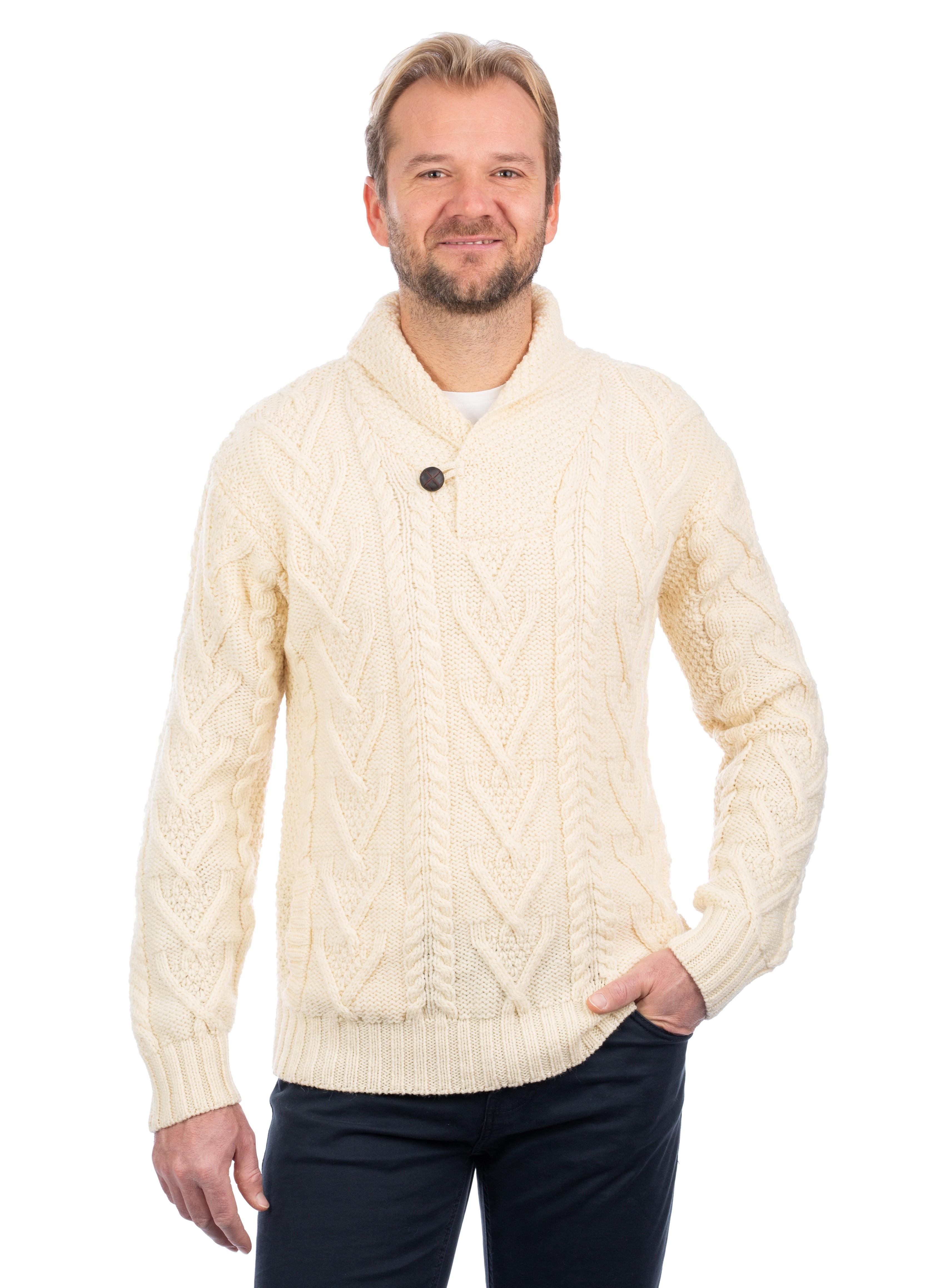 cable fisherman sweater