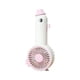 thumbnail image 2 of Ventilador portátil recargable USB - Mini ventilador portátil de 3 velocidades con batería de 350mAh, 4 aspas, viento fuerte para viajes, oficina y exteriores, 2 of 6