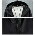 thumbnail image 4 of Men Waterproof Jacket Hooded Sport Coat Unisex Outwear Lightweight Windbreaker, 4 of 11