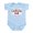 Sky Blue, variant on CafePress - Made In Canada Infant Bodysuit - Baby Light Bodysuit, Size Newborn - 24 Months