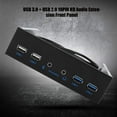 thumbnail image 3 of Hub USB ASHATA del panel frontal de 5,25 pulgadas con 2 puertos USB 3.0 y 2 puertos USB 2.0, 3 of 7