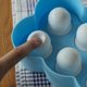 thumbnail image 4 of Molde de mampostería azul, molde para hielo [6 cavidades], bandeja para cubitos de hielo con 6 celdas de silicona sin BPA, herramienta de cocina de grado alimenticio P, 4 of 5