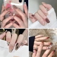 thumbnail image 4 of 24pcs Uñas Postizas Cortas Con Diseño Manicura Prensa Mate Largas, 4 of 4