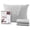 Light Grey, variant on CirclesHome Pillow Protectors 2 Pack Standard Zippered - 100% Cotton Breathable Pillowcases - Protects Pillows from Dirt, Dust and Debris (Standard - Set of 2 - 20x26)