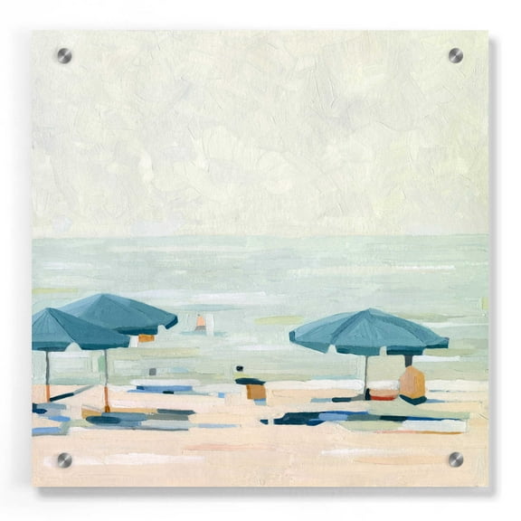 Epic Art 'If It's the Beaches II' by Emma Scarvey, Acrylic Glass Wall Art, 36"x36"