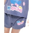 thumbnail image 5 of Ms. Rachel Toddler Girls Washed Crewneck Graphic Top and Shorts Set, 2-Piece, Sizes 12M-5T, 5 of 7