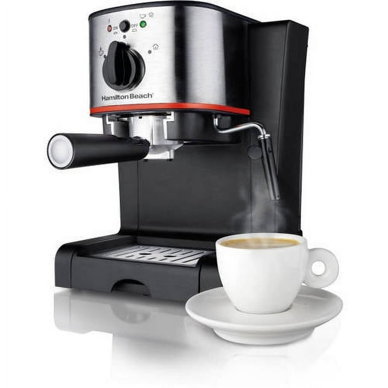 Hamilton Beach 15 Bar Espresso Machine, Cappuccino, Mocha, & Latte Maker,  with Milk Frother 