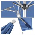 thumbnail image 4 of California Umbrella Venture 11' Silver Market Umbrella in Frost Blue, 4 of 4