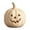 White, variant on Handmade Terracotta Jack O' Lantern, Halloween Decor & Fall Decorations for Home, Outdoor Indoor Funny Vintage Farmhouse Decoration for Room Front Porch lawn Desk Bedroom Fireplace - Orange