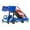 Blue, variant on CSYANXING Collectible Alloy Airport Boarding Car Model, 6.9in Length, Perfect for Decorating Office & Home Spaces