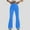 Blue, variant on Cloud Like Ultra High Waist Solid Bell Bottom Flare Pants High Stretch Full Length Casual Bootleg Leggings for Yoga Travel Work and All Daily Wear