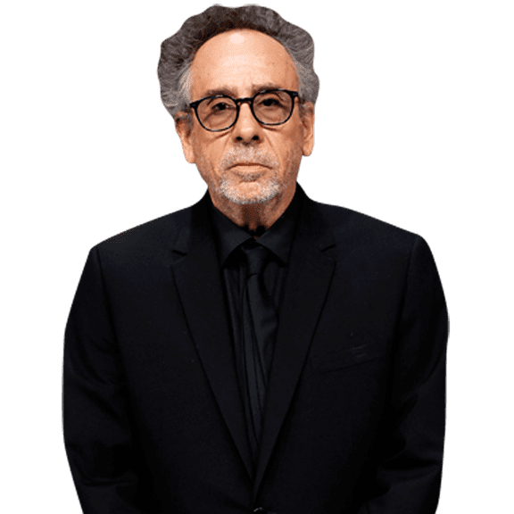 Tim Burton (Black Outfit) Half Body Buddy Cutout