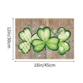 thumbnail image 3 of MXTPOV St. Patrick's Day Placemats, Gnomes Shamrock Printed Placemats Set of 4, Seasonal Spring Kitchen Dining Table Decor for Party Home Decor, St Patricks Day Decorations, 3 of 5