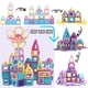 thumbnail image 5 of Bloques de Construcción Magnéticos Juguetes, 164 Piezas Juguete Creativos Educativo con Libro de Ideas, Juego de Juguetes Magnéticos de Construcción, 3D Serie única Regalo para Niños y Niñas, 5 of 7