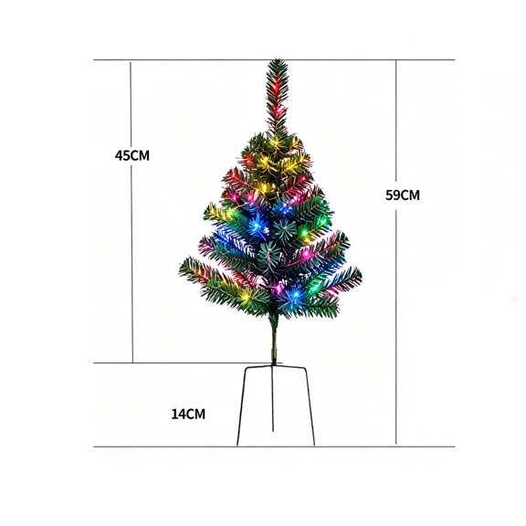2026 Christmas Home Party Decoration Christmas Tree Ground-stake Lights Christmas Celebration Party Supplies