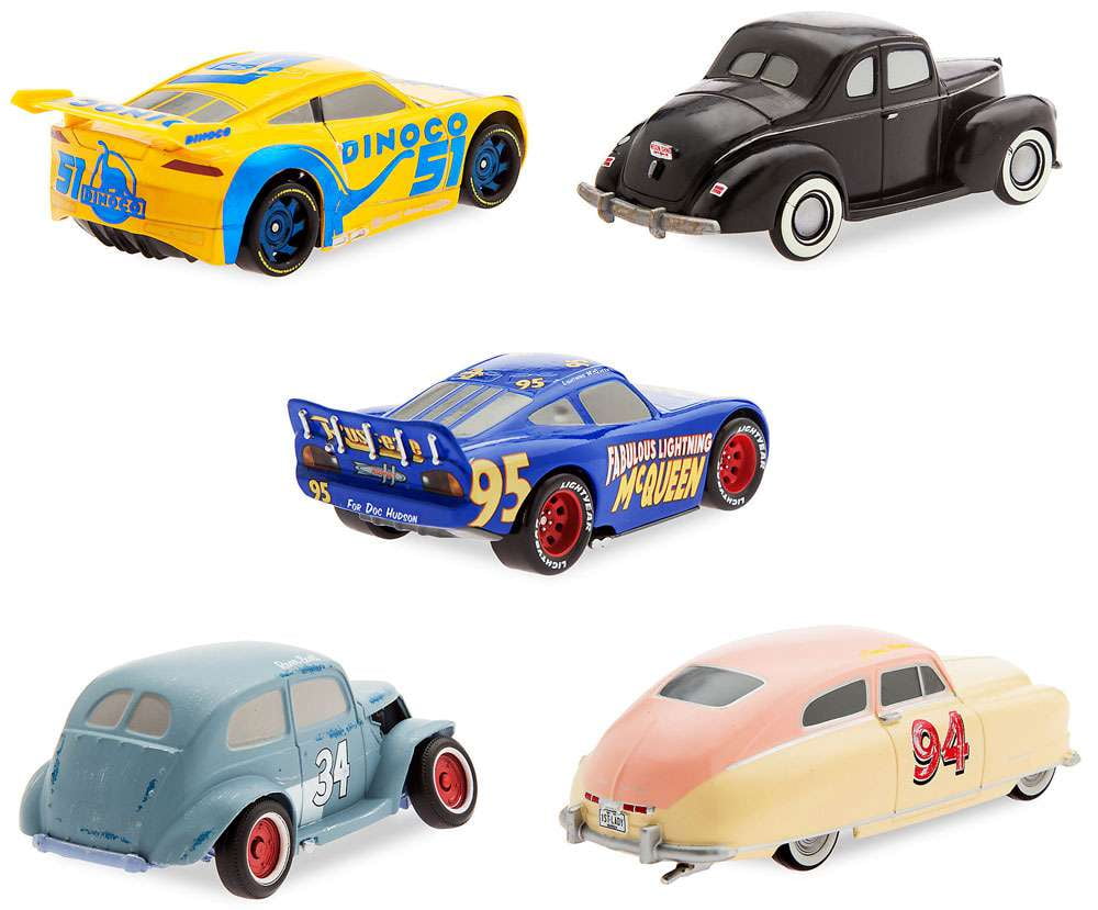 Disney Cars 3 Deluxe Diecast Car 5-Pack: Lightning McQueen, Cruz