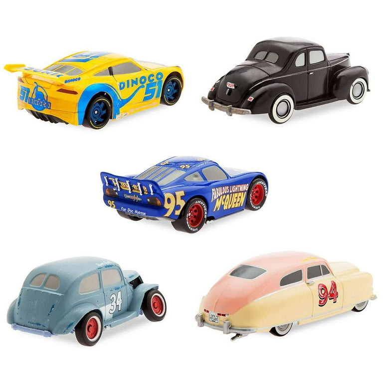 Disney Cars 3 Deluxe Diecast Car 5-Pack: Lightning McQueen, Cruz