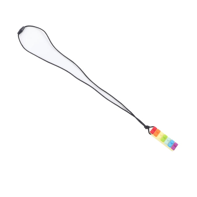 Colgante para masticar sensorial infantil, collar mordedor para bebé, collar suave para masticar para recién nacidos, collar mordedor para bebé, mejora tu experiencia