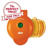 Dash Pumpkin Mini Waffle Maker, Orange