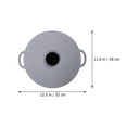 thumbnail image 2 of Supvox Microwave Dish Cover Silicone Food Lid with Sturdy Handle for Bowls Pots and Containers, 2 of 8