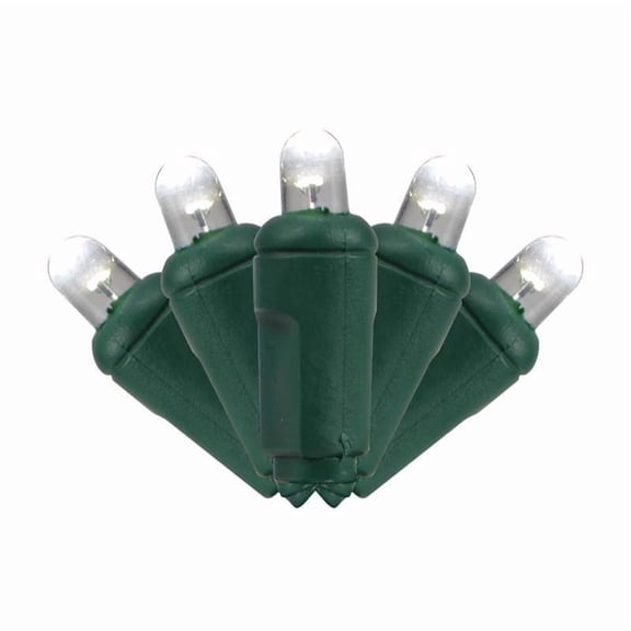 Celebrations Platinum LED Mini Pure White 50 ct String Christmas Lights 25 ft.