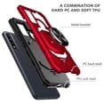 thumbnail image 3 of Cass Creations Case Compatible for AT&T Maestro 3, Advanced Armor Dual Layer Hybrid Shock Proof Bumper Protective Phone Cover - Red, 3 of 5