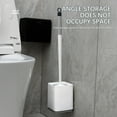 thumbnail image 5 of Ywuzuh Toilet Bowl Cleaning System Home Cleaning Essentials for Bathroom, Flooring/wall Mounted Soft Bristle Toilet Brush, 5 of 6