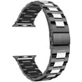 thumbnail image 2 of Worryfree Gadgets Wristband for iWatch Black/Silver 38/40/41mm (WX150-BKSL41), 2 of 5