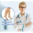 thumbnail image 6 of 3 Pairs Open Toe Medical Sport Compression Socks - 15-20mmhg Graduated Knee-High Support for Men & Women, Ideal for Soccer, Running, and Nurses, 6 of 7