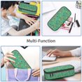 thumbnail image 6 of Uemuo Funny Animals in Jungle Printed Large Pencil Case, Big Capacity Pencil Pouch Stationery Pen Bag, Storage High Capacity Bag Pouch Holder Box Organizer, Marker Pen Case, 6 of 9
