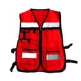 thumbnail image 1 of Chaleco Brigadista Mexsafe Unitalla Color Rojo, 1 of 3