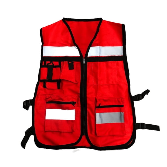 Chaleco Brigadista Mexsafe Unitalla Color Rojo