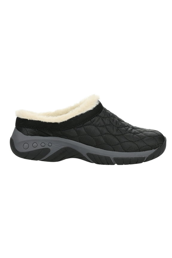 Womens Wimmy Quilted Shearling Mules Flats Casual Shoes