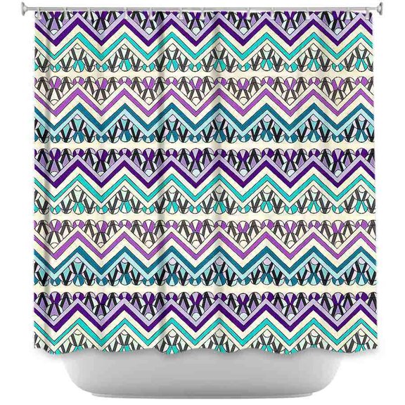 Shower Curtains - DiaNoche Designs - Energy